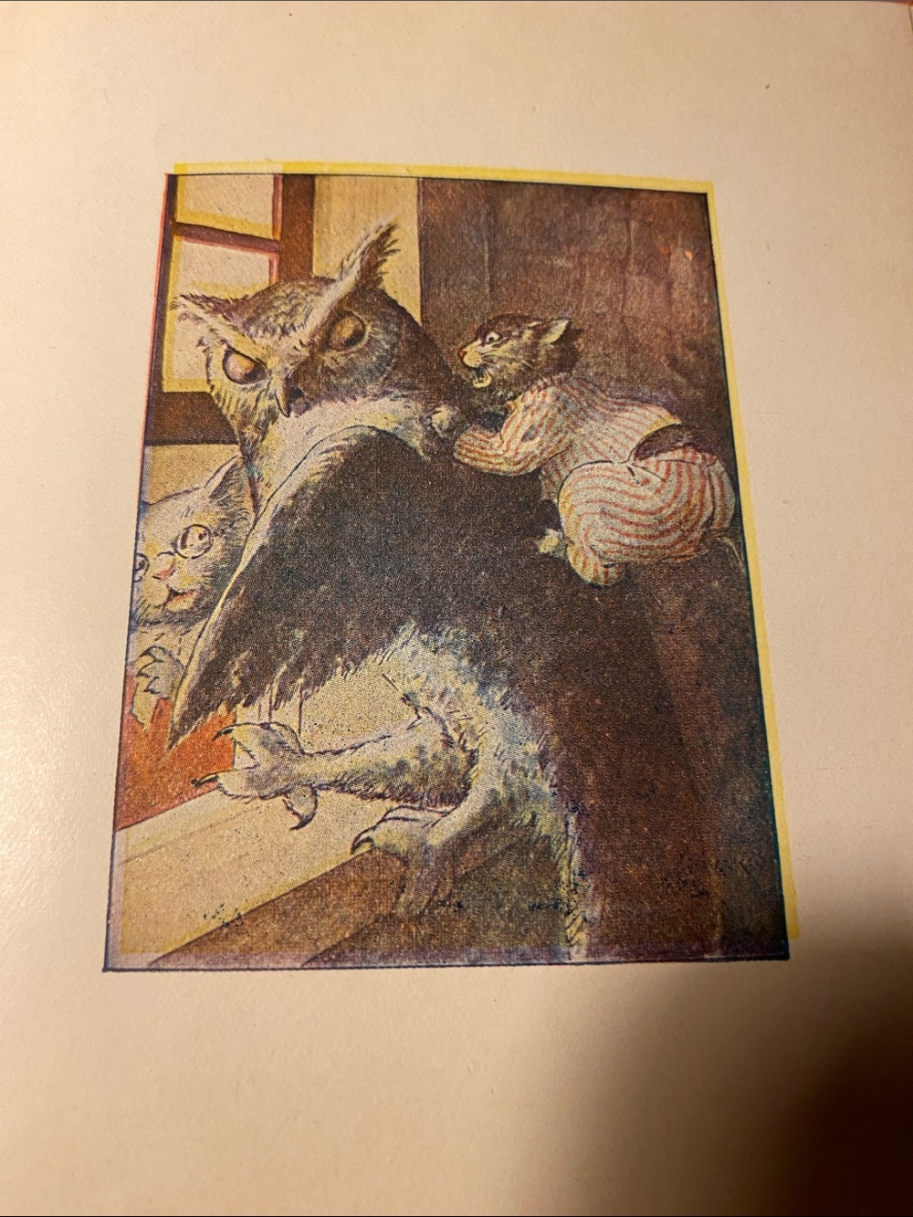 Children's Hour with Mr. Tabby Cat - Red Illustrated Cat Story Book - Picture 4 of 7